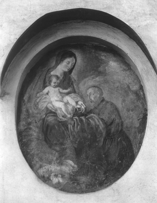 Madonna della Vallicella con San Filippo Neri (dipinto) - ambito romano (prima m
